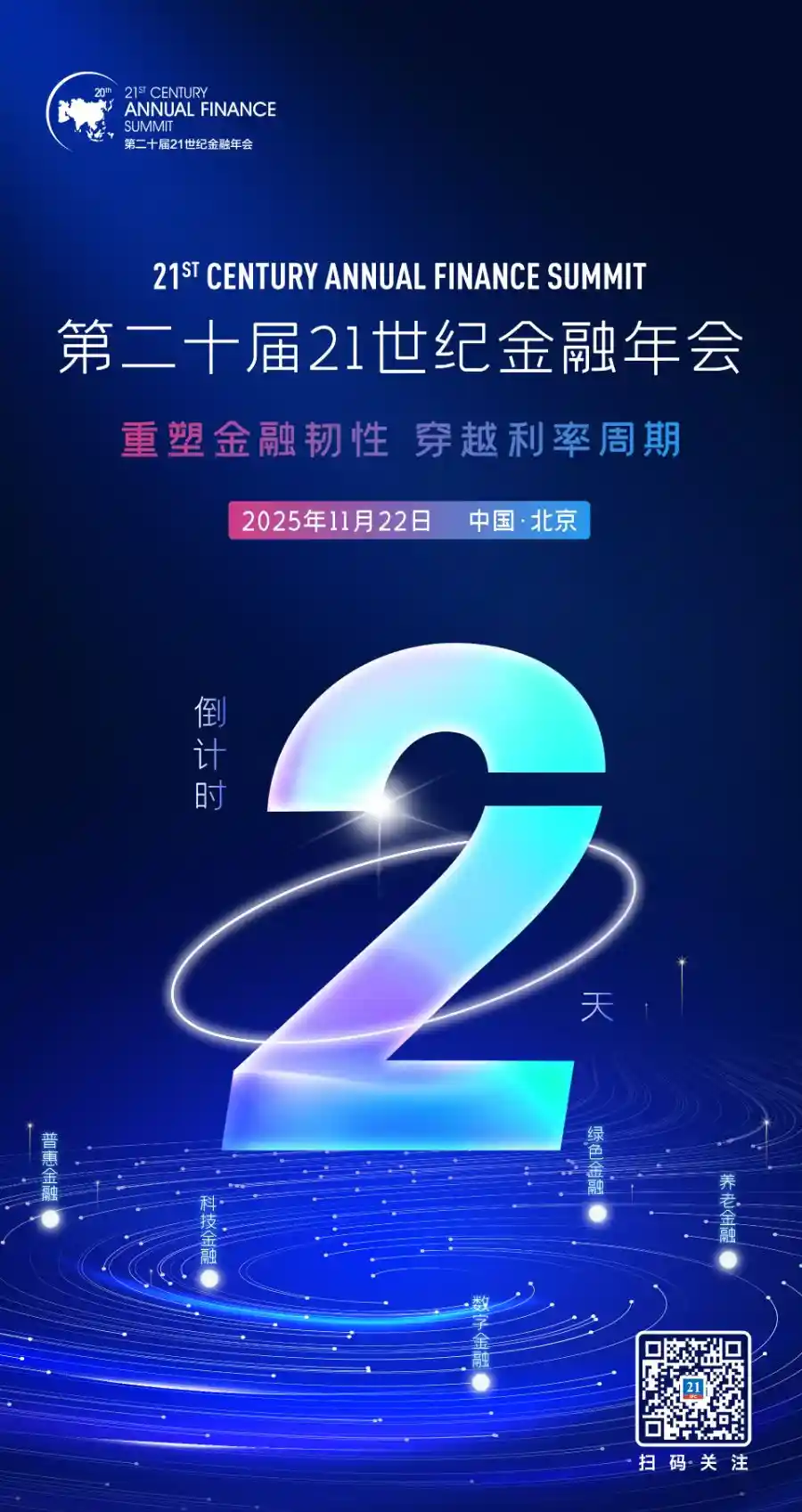 倒计时2天！第二十届21世纪金融年会即将引爆未来财经新风暴
