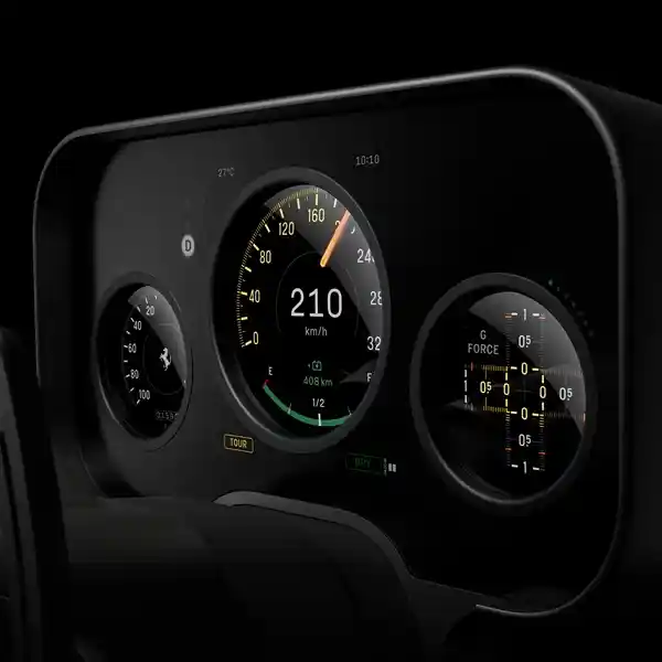 法拉利首部电动车Luce来袭，苹果设计团队打造未来感十足的电动新宠